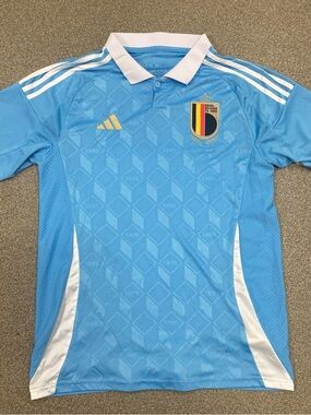 ADIDAS AEROREADY 2024/25 BELGIUM AWAY MENS JERSEY Medium